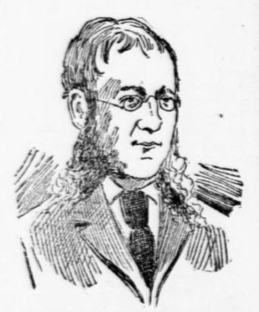 Sketch of Francis Craig a Jack the Ripper Suspect