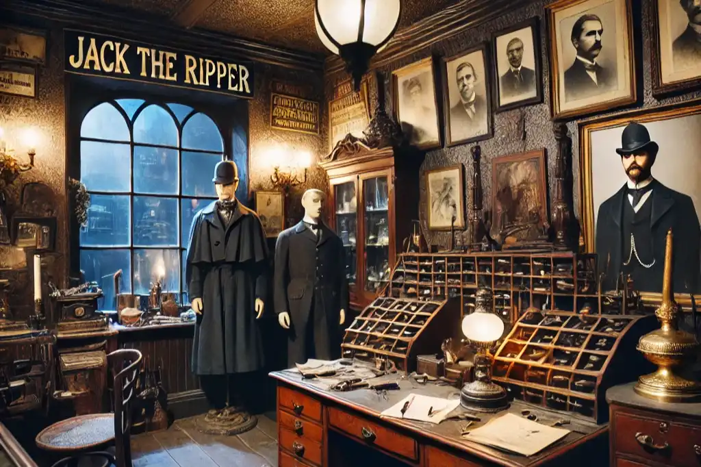 Artificial Intelligence rendering of the Jack the Ripper Museum